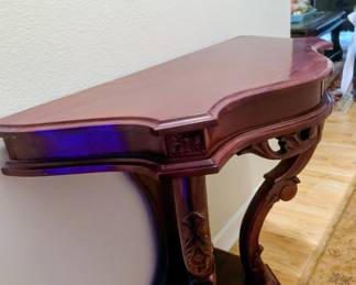 Hallway or behind the couch table.Very nice piece with fine detail