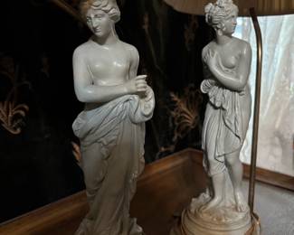 PAIR OF GREEK LAMPS FROM THE 1930S