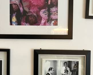 VARIOUS FRAMED PHOTOS