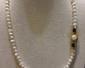 necklace with gold filled pendant