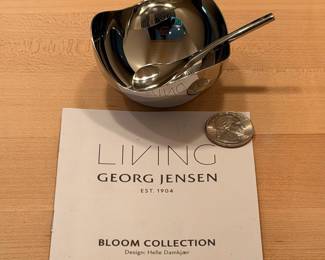 Georg Jensen ‘Bloom’ salt cellar designed by Helle Damkjær