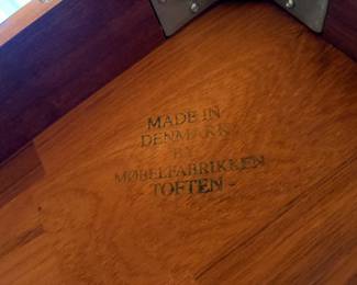 Ca. 1970’s Møbelfabrikken Toften Danish teak coffee table in excellent vintage condition