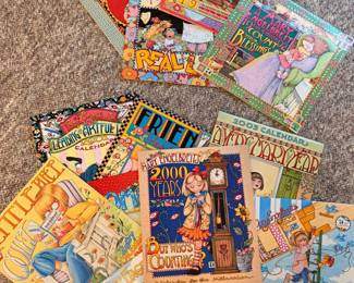 Collection of Mary Engelbreit calendars, never used
