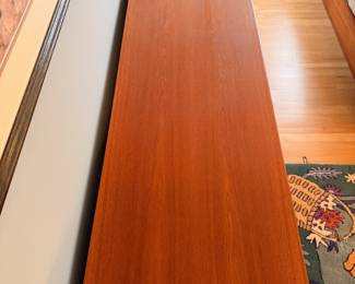 Vintage Westnofa teak low boy dresser. This piece measures 71 1/2” long and is in excellent vintage condition
