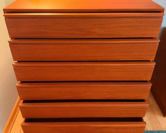 Westnofa teak high boy dresser in excellent vintage condition