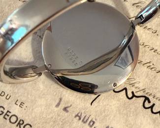 Georg Jensen Vivianna Torun 227 L.U. Chopard (L.U.C.0 Mechanical Movement stainless steel wrist watch in working condition