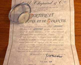 Georg Jensen Vivianna Torun 227 L.U. Chopard (L.U.C.0 Mechanical Movement stainless steel wrist watch in working condition