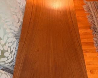 Ca. 1960’s Bornholm teak phono rolling cabinet in excellent vintage condition
