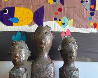 ceramic hand made sculptures