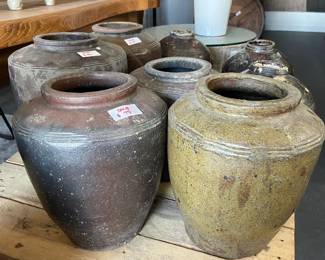 vintage pots