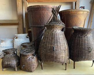 hand woven baskets