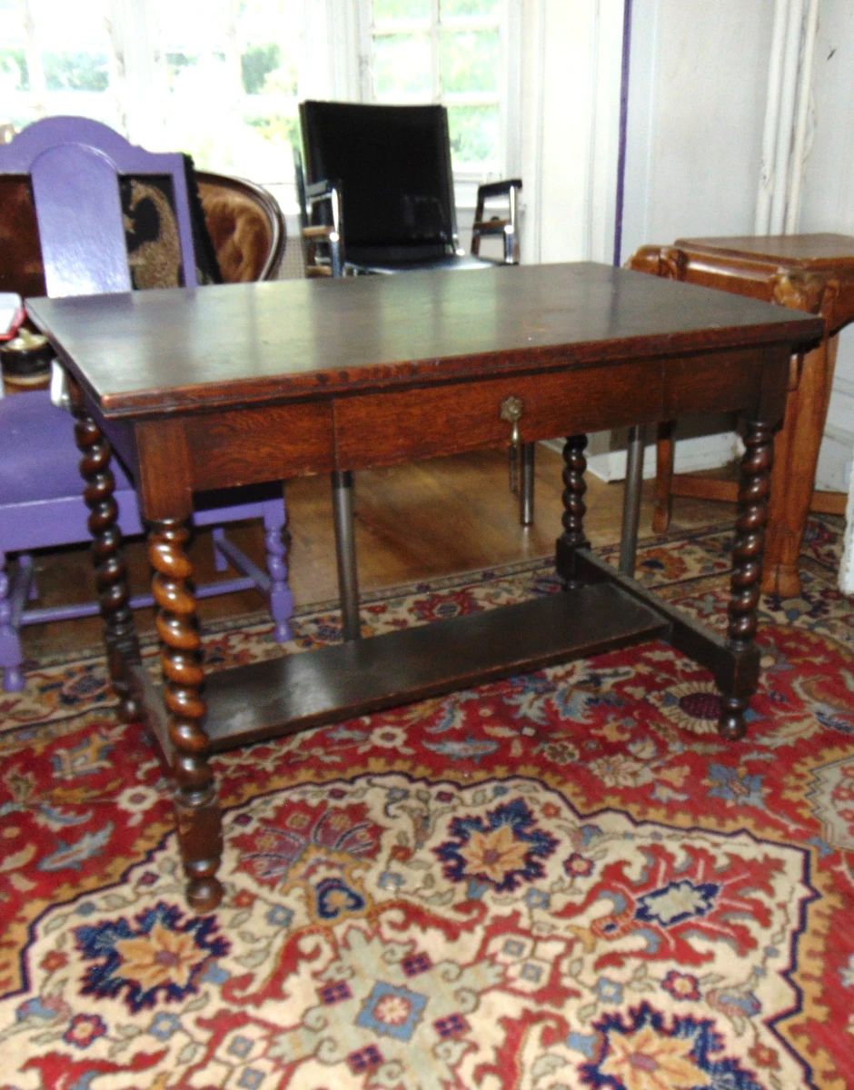 Mission Oak Writing/Library Table (Stickley?)