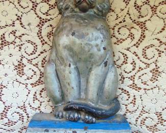 Cast Iron Cat Door Stop Hubley?