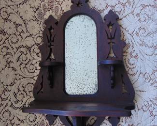 Victorian Wall Shaving Mirror