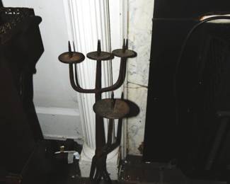 Wrought Iron Candleholder