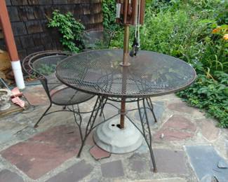 Cast Iron Patio Set W/ More Chairs