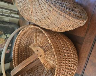 Several exceptional examples of 19th century American basketry