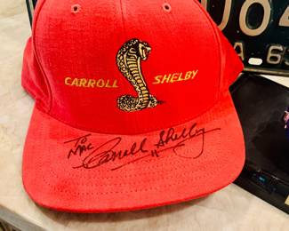 Signed Carroll Shelby hat