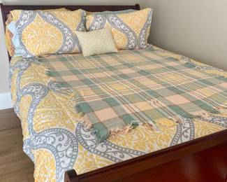 Broyhill queen bed #1-all almost new