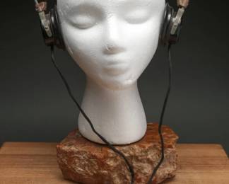 WWII German Luftwaffe Üf.H Ln127010 Headphones