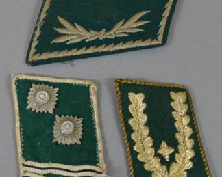 WWII German Forestry & Customs Collar Tabs (3)