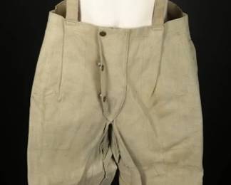 WWII German Luftwaffe Summer Flight Trousers