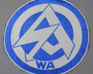 WWII SA Sports Shirt Patch with RZM Tag