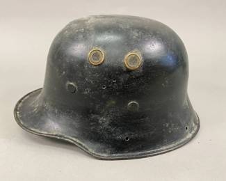 Post-WWII German Civic Defense Steel Helmet