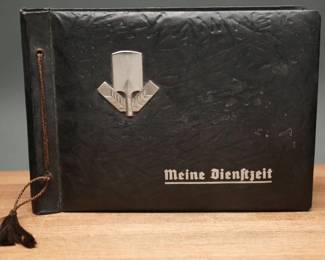  German Soldier's Service Photo Album, WWII Era