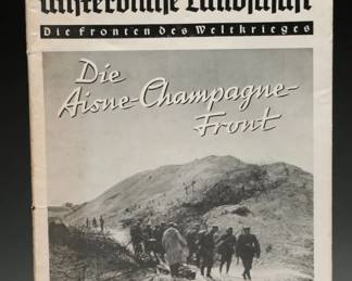 1935 German WWI Photo Volume Aisne-Champagne-Volk