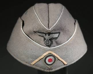 WWII German Heer Officer M38 Field Sidecap