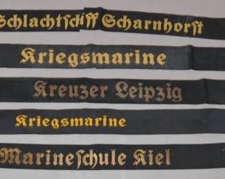 Kriegsmarine Tally Batch, Third Reich, 5 Pieces