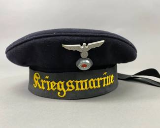 German Kriegsmarine Sailor’s Cap (Wool, WWII Era)