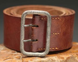 WWII German NSDAP Leader Double-Prong Belt
