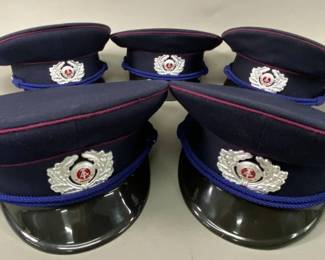 East German MdI Police Visor Caps (5)