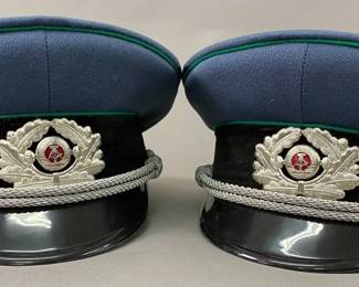 East German NVA Officer Visor Caps