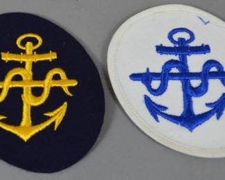 Kriegsmarine Medical Career Sleeve Badges (2)