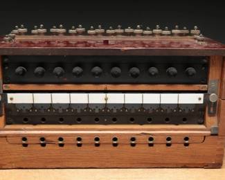 WWII German 10-Line Field Telephone Switchboard