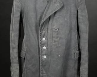 German Fur-Lined Cold Weather Service Coat