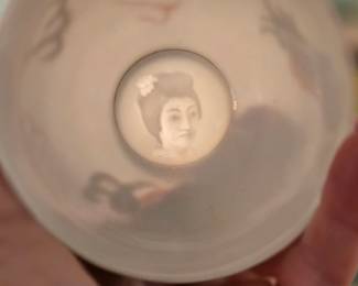 Lithophane tea cups
