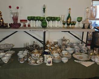 Lovely vintage & antique China & glassware
