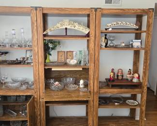 3 piece wall modular shelving unit