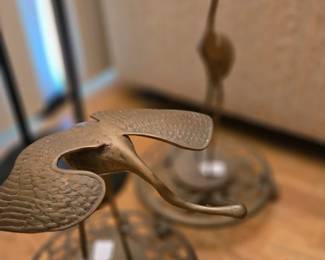 Brass cranes