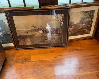 Horse Prints, Old, Engraved