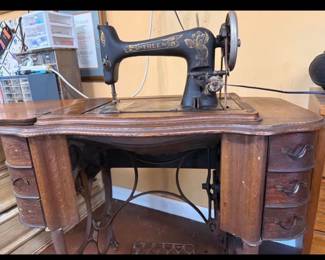 Treadle sewing machine