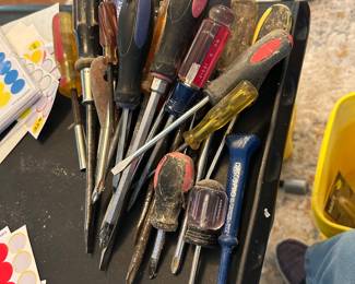 Lots of screwdrivers