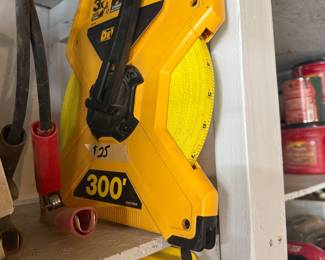 DEWALT 300’ Fiberglass Open Reel Long Tape Measure