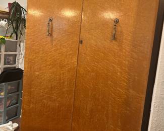 wardrobe/armoire curved Art Deco styling. From 1930-1940