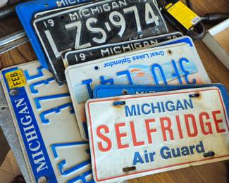 $1.00 each - license plates