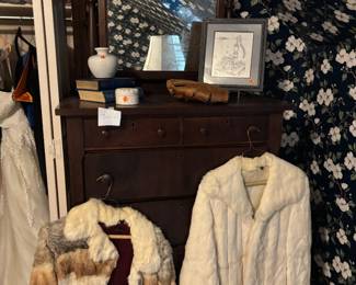 2 fur coats